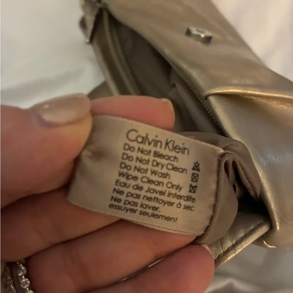 Calvin Klein Bronze Satchel‎